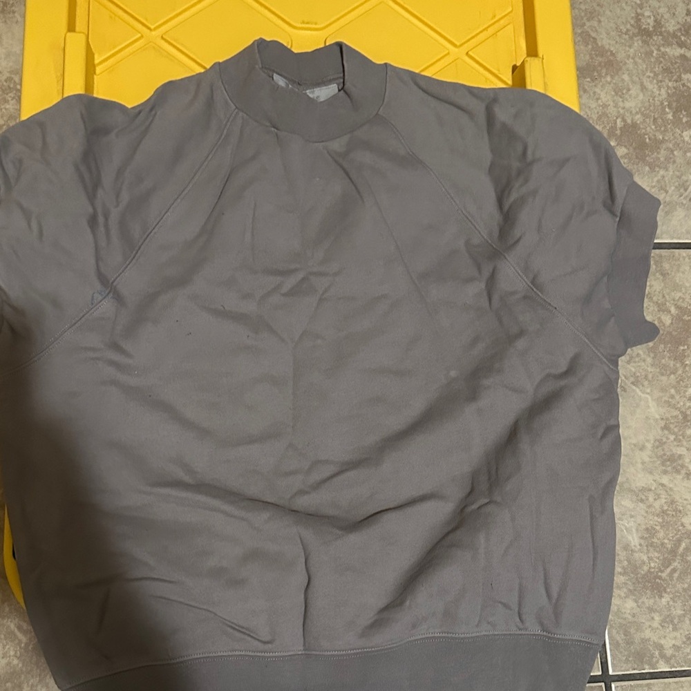Essentials Men's Charcoal Crewneck Sweater